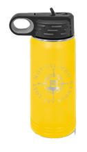 Load image into Gallery viewer, Not All Who Wander Are Lost Laser Engraved Water Bottle (Etched)
