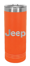 Load image into Gallery viewer, Jeep Laser Engraved Skinny Tumbler (Etched)
