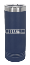 Load image into Gallery viewer, XJ Grill with Mountain Laser Engraved Skinny Tumbler (Etched)
