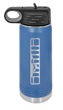 Load image into Gallery viewer, XJ Grill with Mountain Laser Engraved Water Bottle (Etched)
