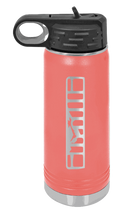 Load image into Gallery viewer, XJ Grill with Mountain Laser Engraved Water Bottle (Etched)
