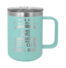 Load image into Gallery viewer, Trail Riding Jeep Girl Laser Engraved Mug (Etched)
