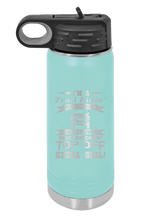 Load image into Gallery viewer, Trail Riding Jeep Girl  Laser Engraved Water Bottle (Etched)
