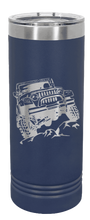 Load image into Gallery viewer, TJ Crawler Laser Engraved Skinny Tumbler (Etched)
