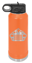 Load image into Gallery viewer, YJ Mountains Laser Engraved Water Bottle (Etched)
