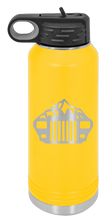 Load image into Gallery viewer, YJ Mountains Laser Engraved Water Bottle (Etched)
