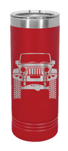 Load image into Gallery viewer, Jeep JK Laser Engraved Skinny Tumbler (Etched)
