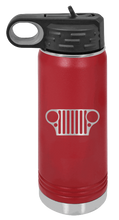 Load image into Gallery viewer, CJ Jeep Grill Laser Engraved Water Bottle (Etched)
