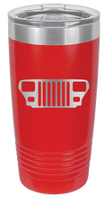 Load image into Gallery viewer, YJ Jeep Grill  Laser Engraved Tumbler (Etched)
