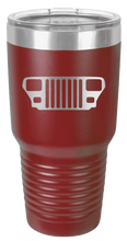 Load image into Gallery viewer, YJ Jeep Grill  Laser Engraved Tumbler (Etched)
