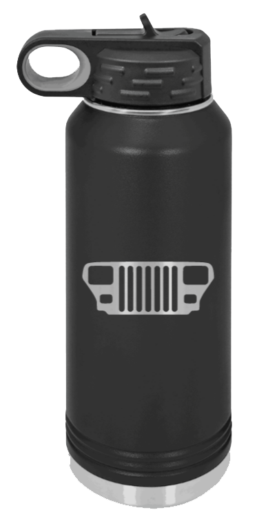 YJ Grill Laser Engraved Water Bottle (Etched)