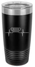 Load image into Gallery viewer, CJ Jeep Grill Heartbeat Laser Engraved Tumbler (Etched)

