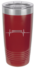 Load image into Gallery viewer, XJ Jeep Grill Heartbeat Laser Engraved Tumbler (Etched)
