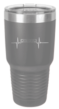 Load image into Gallery viewer, XJ Jeep Grill Heartbeat Laser Engraved Tumbler (Etched)
