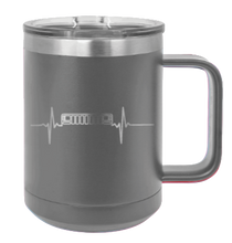 Load image into Gallery viewer, ZJ Heartbeat Grill Laser Engraved Mug (Etched)
