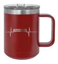 Load image into Gallery viewer, ZJ Heartbeat Grill Laser Engraved Mug (Etched)
