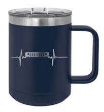 Load image into Gallery viewer, ZJ Heartbeat Grill Laser Engraved Mug (Etched)
