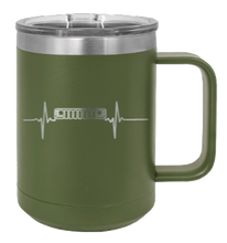 Load image into Gallery viewer, ZJ Heartbeat Grill Laser Engraved Mug (Etched)
