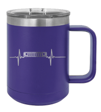 Load image into Gallery viewer, ZJ Heartbeat Grill Laser Engraved Mug (Etched)
