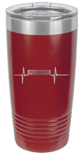 Load image into Gallery viewer, ZJ Jeep Grill Heartbeat Laser Engraved Tumbler (Etched)
