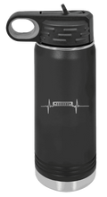 Load image into Gallery viewer, ZJ Jeep Grill Heartbeat Laser Engraved Water Bottle (Etched)
