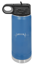 Load image into Gallery viewer, ZJ Jeep Grill Heartbeat Laser Engraved Water Bottle (Etched)
