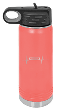 Load image into Gallery viewer, ZJ Jeep Grill Heartbeat Laser Engraved Water Bottle (Etched)
