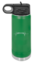 Load image into Gallery viewer, ZJ Jeep Grill Heartbeat Laser Engraved Water Bottle (Etched)
