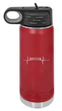 Load image into Gallery viewer, ZJ Jeep Grill Heartbeat Laser Engraved Water Bottle (Etched)
