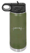 Load image into Gallery viewer, ZJ Jeep Grill Heartbeat Laser Engraved Water Bottle (Etched)
