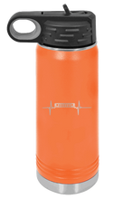 Load image into Gallery viewer, ZJ Jeep Grill Heartbeat Laser Engraved Water Bottle (Etched)
