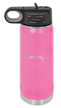 Load image into Gallery viewer, ZJ Jeep Grill Heartbeat Laser Engraved Water Bottle (Etched)
