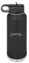 Load image into Gallery viewer, ZJ Jeep Grill Heartbeat Laser Engraved Water Bottle (Etched)
