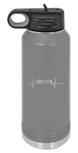 Load image into Gallery viewer, ZJ Jeep Grill Heartbeat Laser Engraved Water Bottle (Etched)
