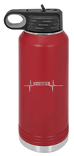 Load image into Gallery viewer, ZJ Jeep Grill Heartbeat Laser Engraved Water Bottle (Etched)
