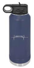 Load image into Gallery viewer, ZJ Jeep Grill Heartbeat Laser Engraved Water Bottle (Etched)
