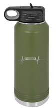 Load image into Gallery viewer, ZJ Jeep Grill Heartbeat Laser Engraved Water Bottle (Etched)
