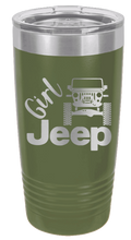 Load image into Gallery viewer, Girl Jeep TJ Laser Engraved Tumble r (Etched)
