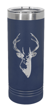 Load image into Gallery viewer, Buck Laser Engraved Skinny Tumbler (Etched)
