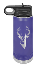 Load image into Gallery viewer, Buck Laser Engraved Water Bottle (Etched)
