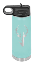 Load image into Gallery viewer, Buck Laser Engraved Water Bottle (Etched)
