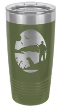 Load image into Gallery viewer, Hunter with Dog Laser Engraved Tumbler (Etched)
