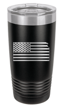 Load image into Gallery viewer, Kansas State American Flag Laser Engraved Tumbler (Etched)

