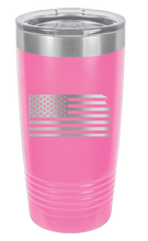 Load image into Gallery viewer, Kansas State American Flag Laser Engraved Tumbler (Etched)

