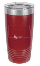 Load image into Gallery viewer, Kansas Home Laser Engraved Tumbler (Etched)
