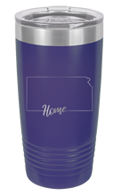 Load image into Gallery viewer, Kansas Home Laser Engraved Tumbler (Etched)

