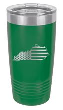 Load image into Gallery viewer, Kentucky State American Flag Laser Engraved Tumbler (Etched)
