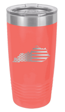 Load image into Gallery viewer, Kentucky State American Flag Laser Engraved Tumbler (Etched)
