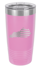 Load image into Gallery viewer, Kentucky State American Flag Laser Engraved Tumbler (Etched)
