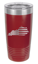 Load image into Gallery viewer, Kentucky State American Flag Laser Engraved Tumbler (Etched)
